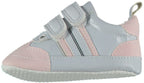 babyschoenen meisjes kunstleer grijs/roze mt 18/19