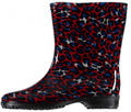 regenlaarzen dames rubber rood/blauw maat 38