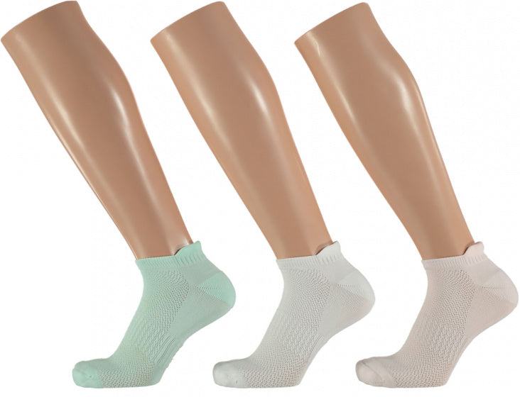 sportsokken Tactel dames polyamide pastel 3-pak mt 36/41