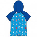 UV-werend zwemshirt sailboat junior blauw maat 2-3 jaar