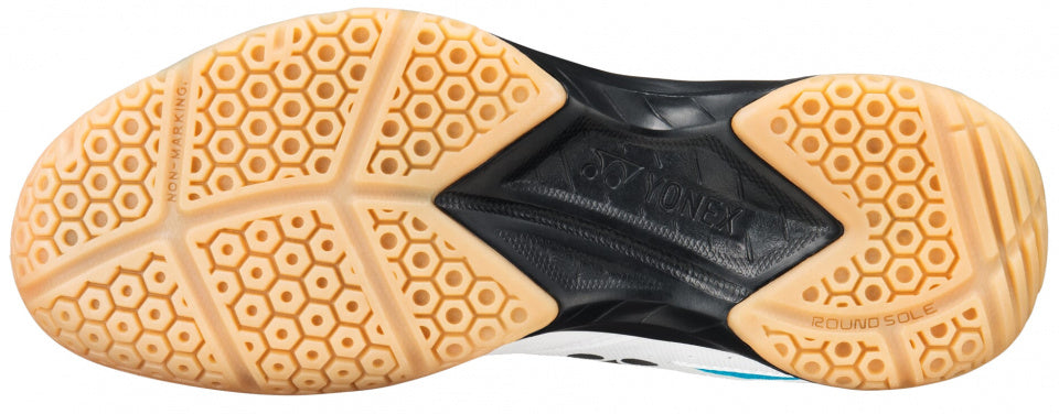 badmintonschoenen Power Cushion 36 heren wit/blauw mt 39