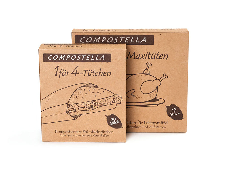 Compostella 4-in-1 vers en bewaar zakken - klein - 20 st.