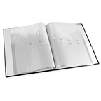 Zep insteekalbum eb57100b umbria black voor 100 foto's 13x19 cm