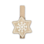 Zep Kerst Kit Wood Clips Brown LK39B 8 Stuks