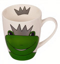 mok Kikkerkoning William junior porselein wit/groen