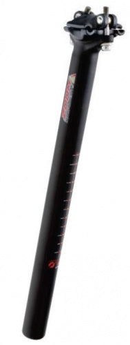 Messingschlager zoom zadelpen atb 27.2 alu. zwart 400 mm.