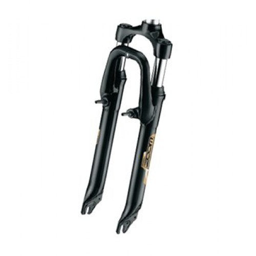 Zoom voorvork verend 18 inch 1 inch 25.4 mm draad v-brake glans zwart
