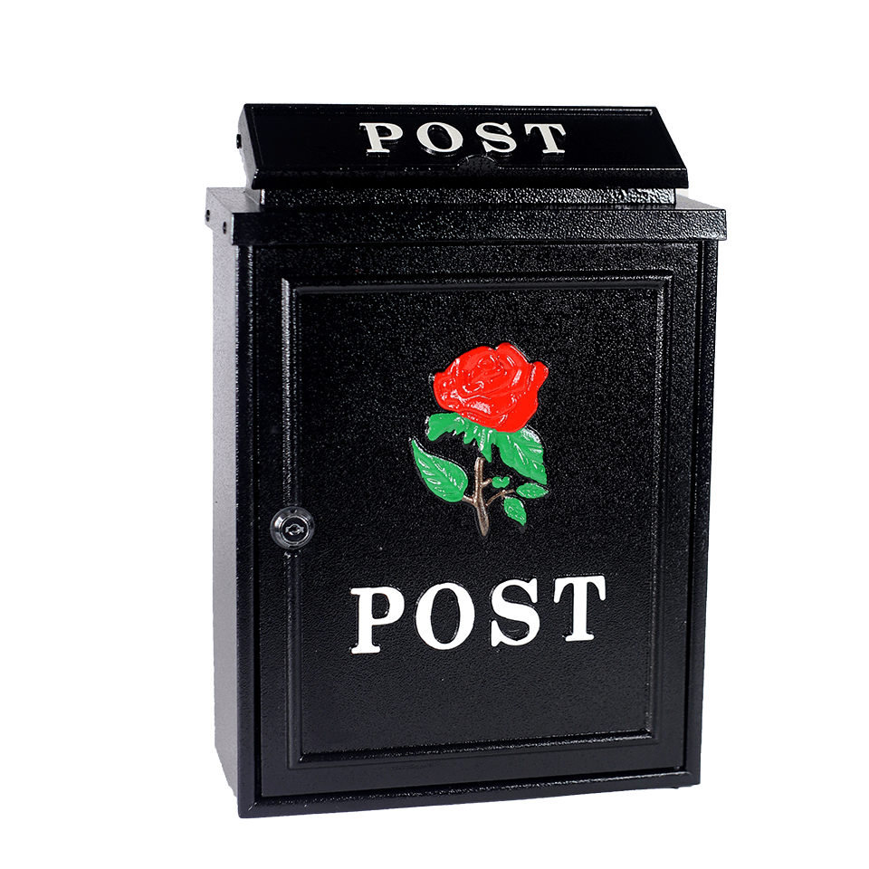 Brievenbus roos