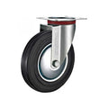 Tarsus zwenkwiel 200 mm. zwart
